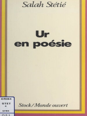 cover image of Ur en poésie